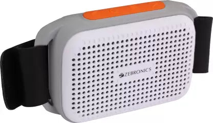 ZEBRONICS ZAPPY WEARABLE Bluetooth Speaker (Grey, Stereo Channel) ZEBRONICS ZAPPY WEARABLE Bluetooth Speaker (Grey, Stereo Channel)